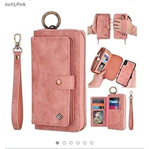 iPhone XR Leather Flip Case Cover Wallet Case